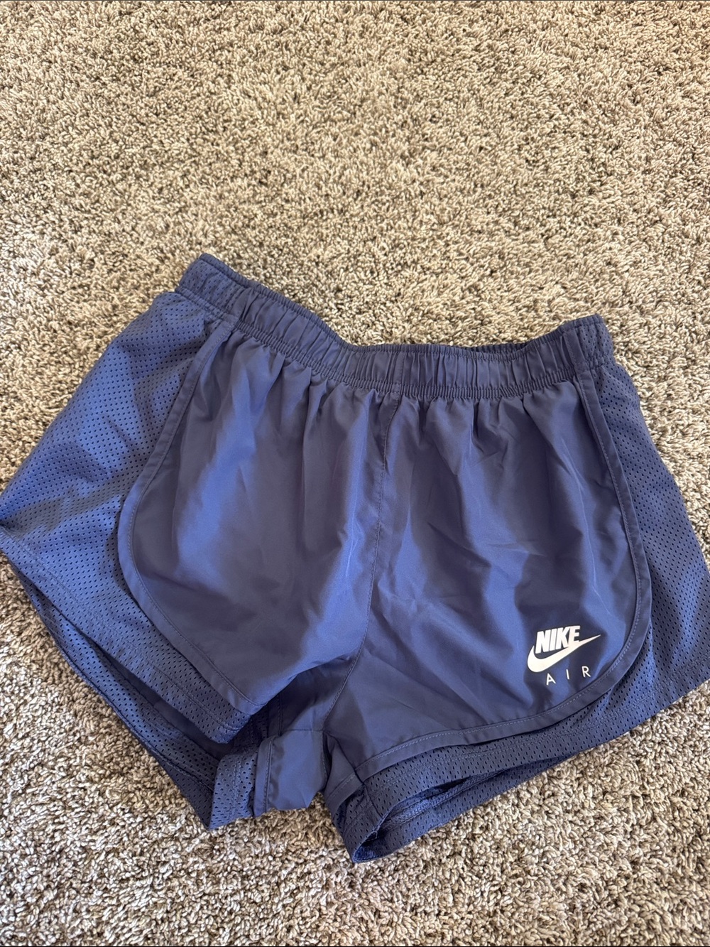 Nike Women's Dark Blue Athletic Shorts